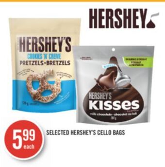 Shoppers Drug Mart Selected hershey's cello bags offer