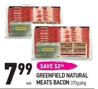 Coppa's Fresh Market Greenfield natural meats bacon offer