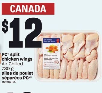 Independent City Market Ailes de poulet séparées pc, 730 g offer