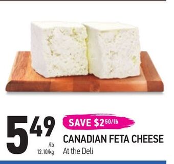 Coppa's Fresh Market Canadian feta cheese offer