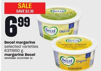 Independent City Market Margarine becel, 637/850 g offer