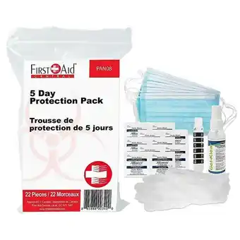 Staples First aid central 5 day pandemic protection pack offer