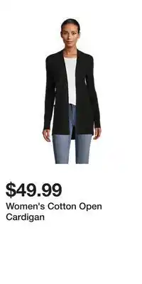 Mark's Women's cotton open cardigan offer