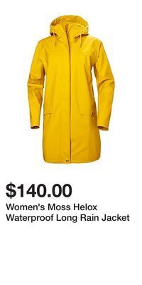 Mark's Women's moss helox waterproof long rain jacket offer