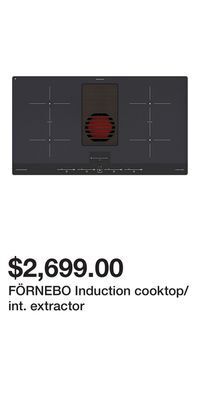 IKEA Förnebo induction cooktop/int. extractor offer