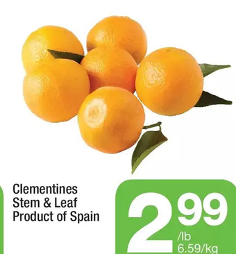 Highland Farms Clementines stem & leaf offer