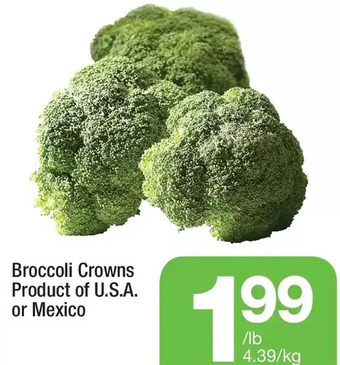 Highland Farms Broccoli crowns offer