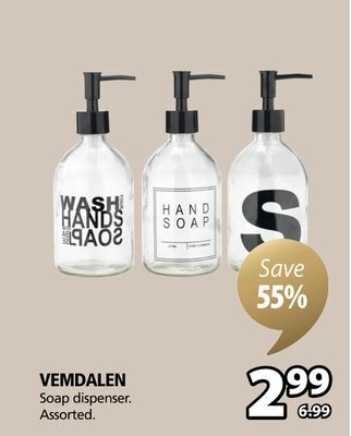 JYSK Vemdalen soap dispenser offer
