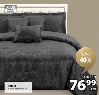 JYSK Dahlia 6-piece comforter set offer