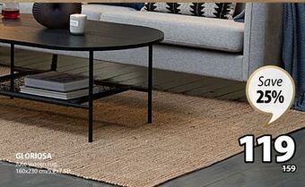 JYSK Gloriosa jute woven rug offer