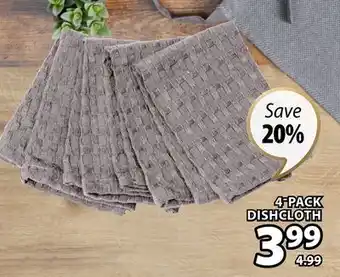 JYSK Green elements dishcloth offer