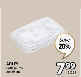 JYSK Adley bath pillow offer