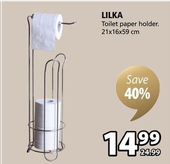 JYSK Lilka toilet paper holder offer