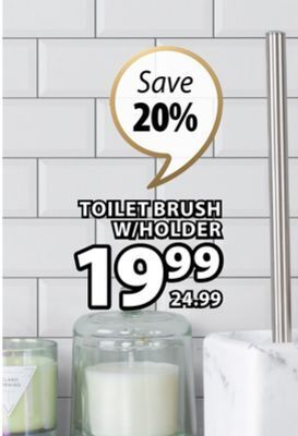 JYSK Cora toilet brush w/holder offer