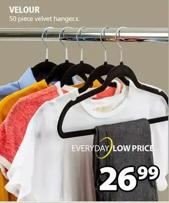 JYSK Velour 50 piece velvet hanger.s offer