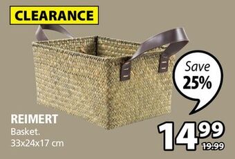 JYSK Reimert basket offer