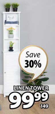 JYSK Hanna linen tower offer