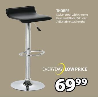 JYSK Thorpe swivel stool offer