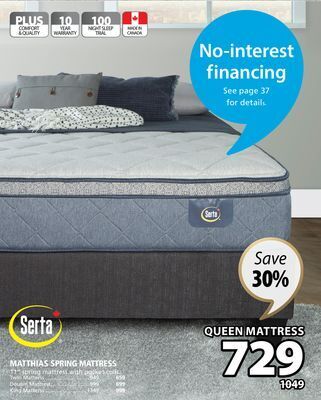 JYSK Matthias spring mattress offer