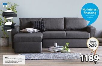 JYSK Della reversible sofa bed offer
