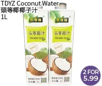 TDYZ Coconut Water 1L