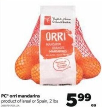 Real Canadian Superstore PC® Orri Mandarins 2 lbs offer