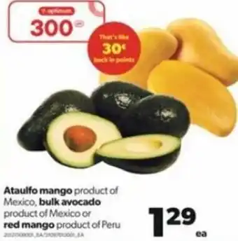 Real Canadian Superstore Ataulfo Mango, Bulk Avocado or Red Mango offer