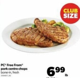 Real Canadian Superstore PC Free From Pork Centre Chops offer
