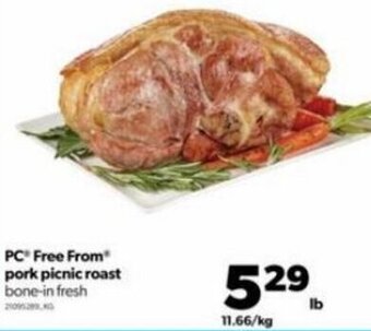 Real Canadian Superstore PC® Free From® Pork Picnic Roast offer