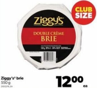 Real Canadian Superstore Ziggy's Brie 550g offer