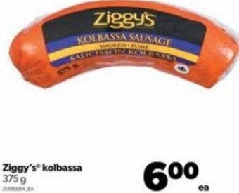 Real Canadian Superstore Ziggy's Kolbassa 375 g offer