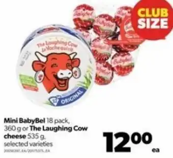 Real Canadian Superstore Mini Babybel 18 pck, 360g or The Laughing Cow Cheese 535 g offer