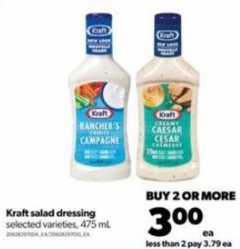 Real Canadian Superstore Kraft Salad Dressing 475 ml offer