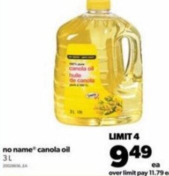 Real Canadian Superstore no name® Canola Oil 3L offer