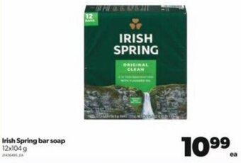 Real Canadian Superstore Irish Spring Bar Soap 12x104g offer