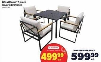 Real Canadian Superstore Life at Home 5 piece Square Dining Set offer
