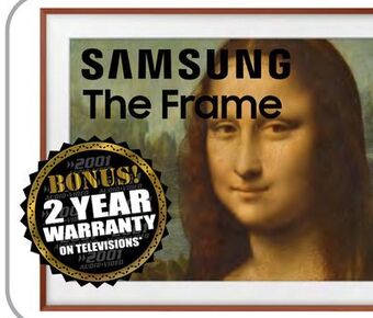 2001 Audio Video Samsung 43" the frame art mode 4k qled offer