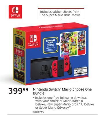 The Source Nintendo switch mario choose one bundle offer
