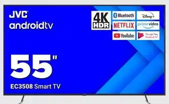 Visions Electronics Jvc 55" select series 4k uhd hdr android smart led tv offer