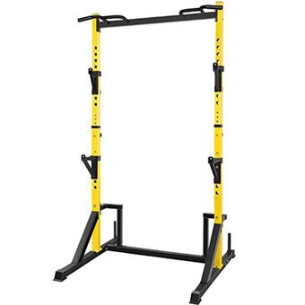 Amazon Canpa multifunction power rack with pull up bar, heavy capacity and adjustable squat stand rack for home gym equipment, power offer