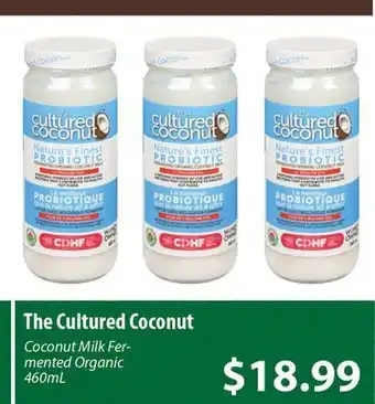 Healthy Planet The cultured coconut coconut milk fer-mented organic offer