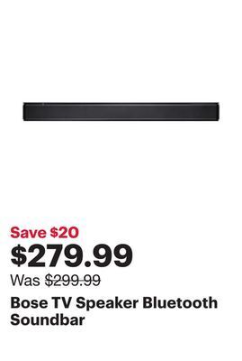 Best Buy Bose tv speaker bluetooth soundbar offer