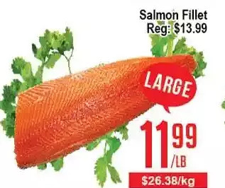 Skyland Foodmart Salmon fillet offer