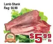 Top Food Supermarket Lamb shank offer