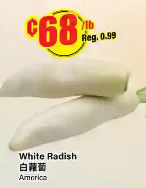Btrust Supermarket White radish offer