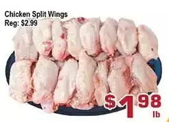 Top Food Supermarket Chicken split wings offer