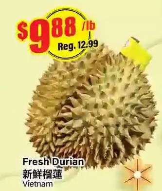 Btrust Supermarket Fresh durian offer