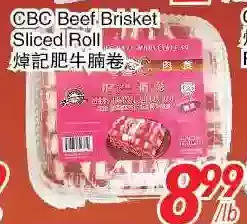 Foody World Cbc beef brisket sliced roll offer