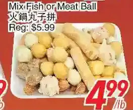 Foody World Mix fish or meat ball offer