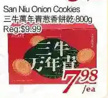 Tone Tai Supermarket San niu onion cookies offer